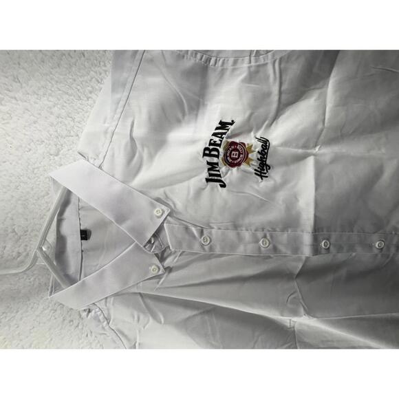 Jim Beam Other - Jim Beam Highball Mens Large Button Up Shirt Drink Responsibly Bartender Shirt